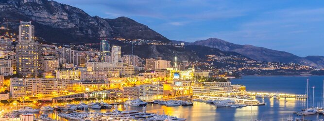 Trip Finnland Feriendestination Monaco - Genießen Sie die Fahrt Ihres Lebens am Steuer eines feurigen Lamborghini oder rassigen Ferrari. Starten Sie Ihre Spritztour in Monaco und lassen Sie das Fürstentum unter den vielen bewundernden Blicken der Passanten hinter sich. Cruisen Sie auf den wunderschönen Küstenstraßen der Côte d’Azur und den herrlichen Panoramastraßen über und um Monaco. Erleben Sie die unbeschreibliche Erotik dieses berauschenden Fahrgefühls, spüren Sie die Power & Kraft und das satte Brummen & Vibrieren der Motoren. Erkunden Sie als Pilot oder Co-Pilot in einem dieser legendären Supersportwagen einen Abschnitt der weltberühmten Formel-1-Rennstrecke in Monaco. Nehmen Sie als Erinnerung an diese Challenge ein persönliches Video oder Zertifikat mit nach Hause. Die beliebtesten Orte für Ferien in Monaco, locken mit besten Angebote für Hotels und Ferienunterkünfte mit Werbeaktionen, Rabatten, Sonderangebote für Monaco Urlaub buchen.