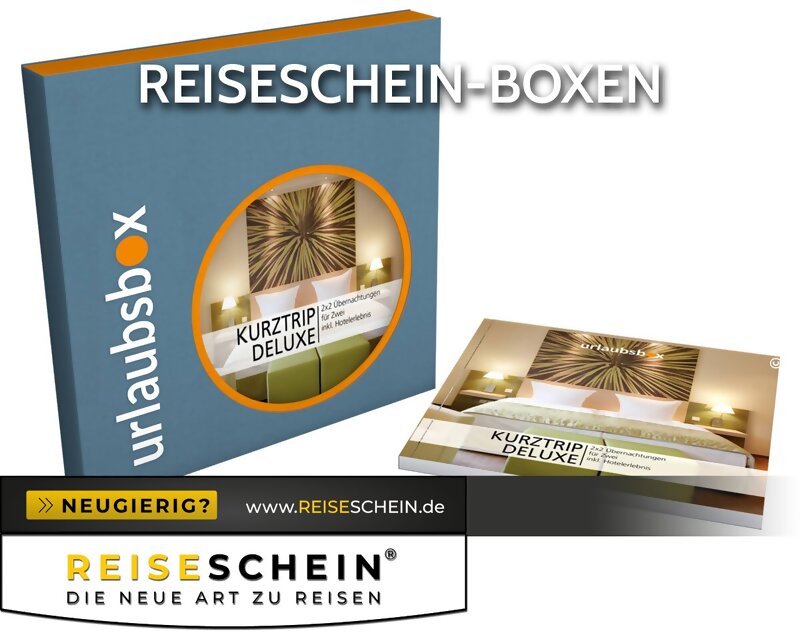 Urlaubsbox für ein tolles Geschenk - auf REISESCHEIN.de